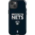 NBA Brooklyn Nets Standard - Black iPhone 15 Impact Case