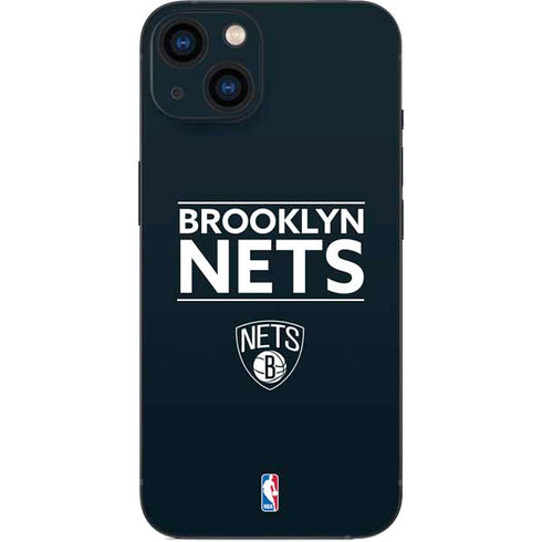 NBA Brooklyn Nets Standard - Black iPhone 14 Plus Skin