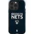 NBA Brooklyn Nets Standard - Black iPhone 15 Pro Impact Case