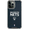 NBA Brooklyn Nets Standard - Black iPhone 14 Pro Max Clear Case