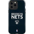 NBA Brooklyn Nets Standard - Black iPhone 14 Pro Max Impact Case
