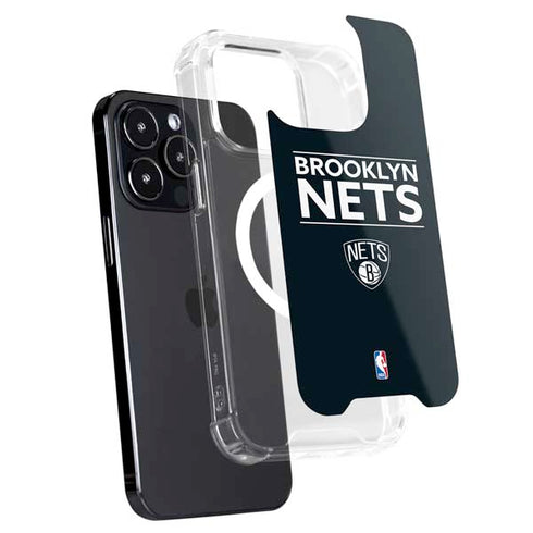 NBA Brooklyn Nets Standard - Black iPhone 15 Pro Max MagSafe Case