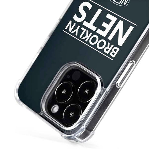 NBA Brooklyn Nets Standard - Black iPhone 15 Pro Max MagSafe Case