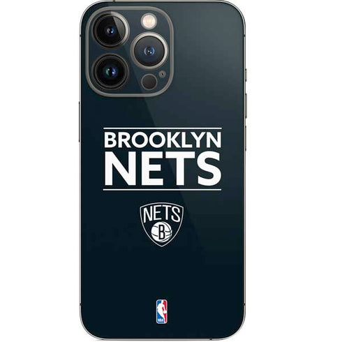 NBA Brooklyn Nets Standard - Black iPhone 15 Pro Skin