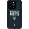 NBA Brooklyn Nets Standard - Black iPhone 14 Pro Waterproof Case