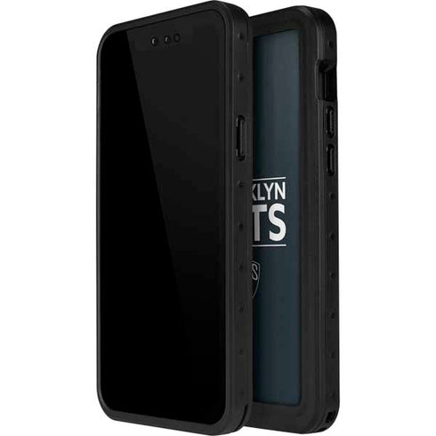NBA Brooklyn Nets Standard - Black iPhone 14 Pro Waterproof Case