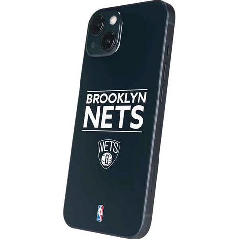 NBA Brooklyn Nets Standard - Black iPhone 14 Skin