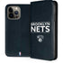 NBA Brooklyn Nets Standard - Black iPhone 15 Pro Max Folio Case