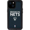 NBA Brooklyn Nets Standard - Black iPhone 15 Waterproof Case