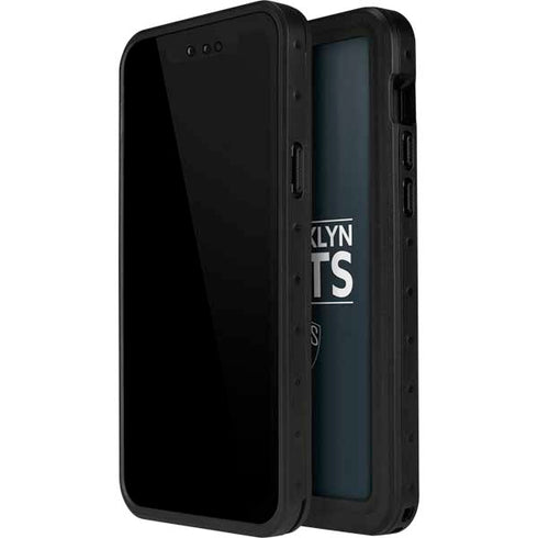 NBA Brooklyn Nets Standard - Black iPhone 15 Waterproof Case