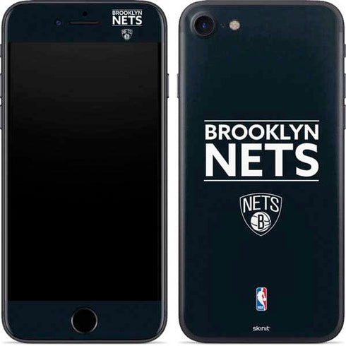 NBA Brooklyn Nets Standard - Black iPhone 8 Skin