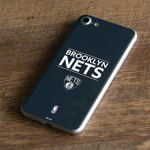 NBA Brooklyn Nets Standard - Black iPhone 8 Skin