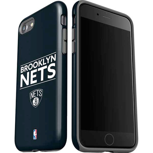 NBA Brooklyn Nets Standard - Black iPhone SE (2nd & 3rd Gen) Pro Case