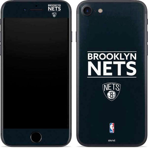 NBA Brooklyn Nets Standard - Black iPhone SE (2nd & 3rd Gen) Skin