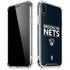 NBA Brooklyn Nets Standard - Black iPhone XR Clear Case
