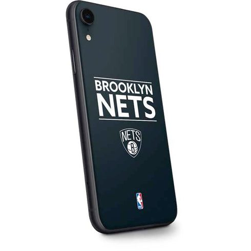 NBA Brooklyn Nets Standard - Black iPhone XR Skin