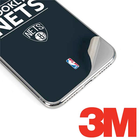 NBA Brooklyn Nets Standard - Black iPhone XR Skin