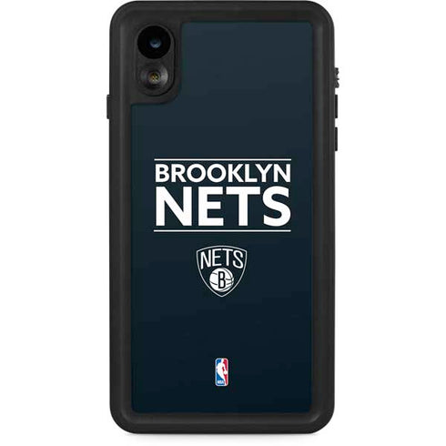 NBA Brooklyn Nets Standard - Black iPhone XR Waterproof Case