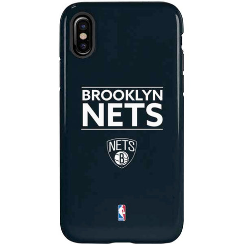 NBA Brooklyn Nets Standard - Black iPhone XS Pro Case