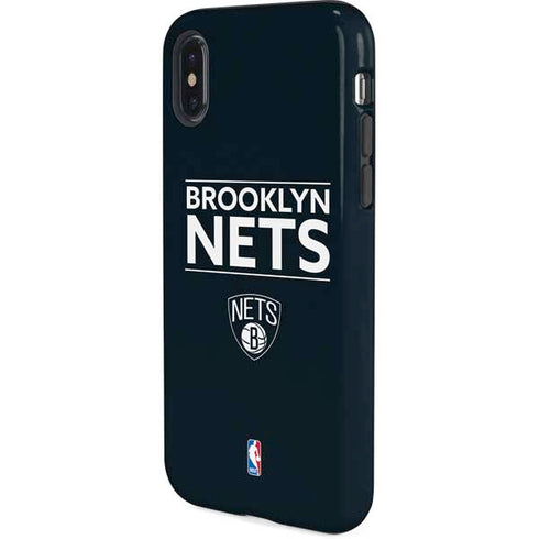 NBA Brooklyn Nets Standard - Black iPhone XS Pro Case