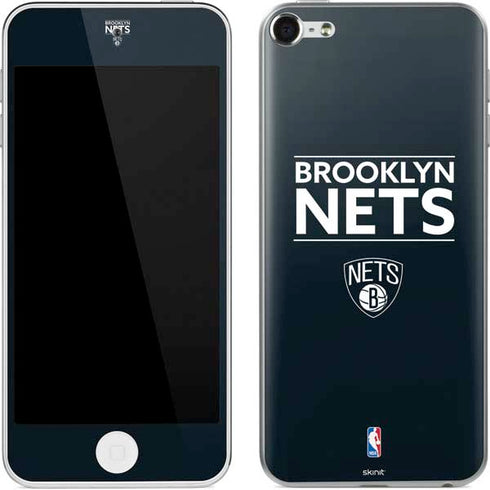 NBA Brooklyn Nets Standard - Black Apple iPod Skin