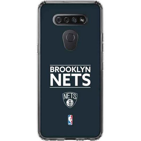 NBA Brooklyn Nets Standard - Black LG K51/Q51 Clear Case
