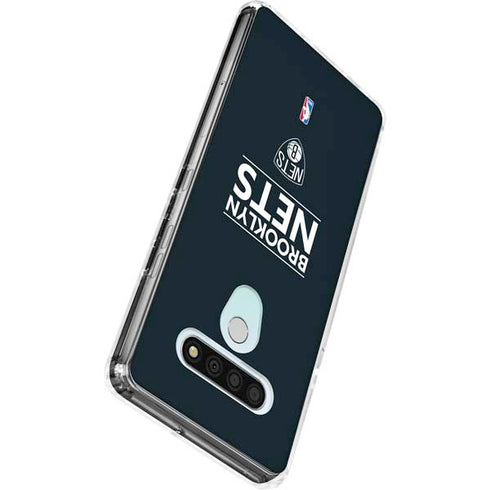 NBA Brooklyn Nets Standard - Black LG Stylo 6 Clear Case