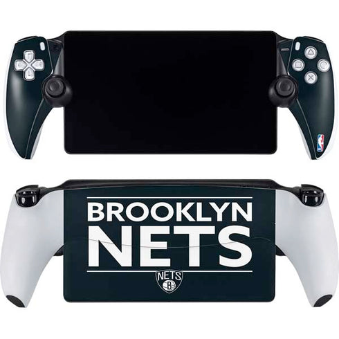 NBA Brooklyn Nets Standard - Black PlayStation Portal Remote Player Skin
