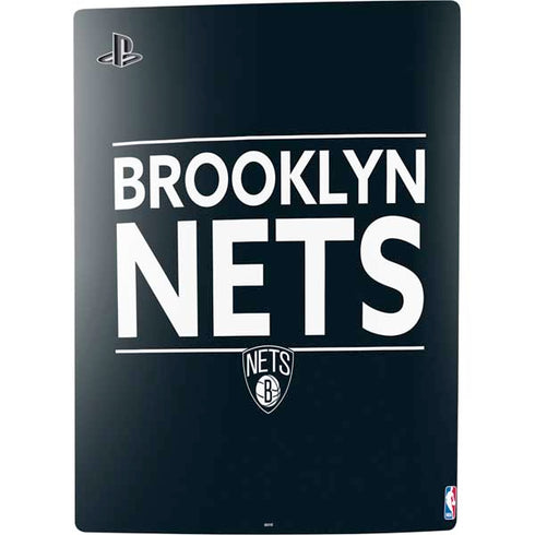 NBA Brooklyn Nets Standard - Black PS5 Console Skin