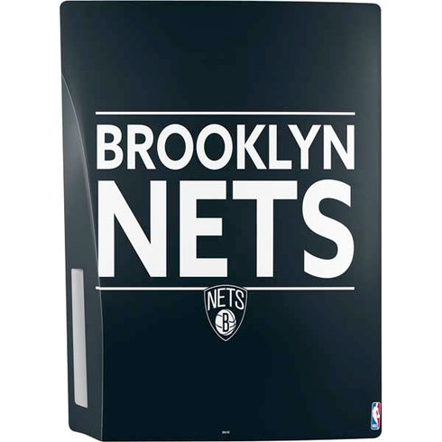 NBA Brooklyn Nets Standard - Black PS5 Console Skin