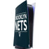 NBA Brooklyn Nets Standard - Black PS5 Digital Edition Console Skin