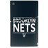 NBA Brooklyn Nets Standard - Black PS5 Slim Disk Console Skin