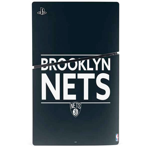 NBA Brooklyn Nets Standard - Black PS5 Slim Digital Edition Bundle Skin