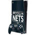 NBA Brooklyn Nets Standard - Black PS5 Slim Digital Edition Console Skin