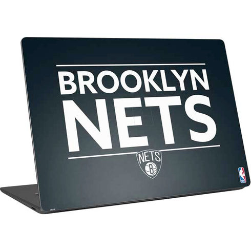 NBA Brooklyn Nets Standard - Black Surface Laptop 4 15in Skin