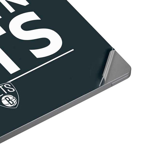 NBA Brooklyn Nets Standard - Black Surface Laptop 4 15in Skin