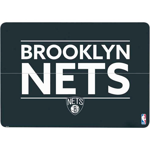 NBA Brooklyn Nets Standard - Black Surface Laptop Studio Skin