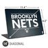 NBA Brooklyn Nets Standard - Black Universal Laptop 14in (11.4 x 8.2in) Skin