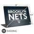 NBA Brooklyn Nets Standard - Black Universal Laptop 16in (13 x 9.4in) Skin