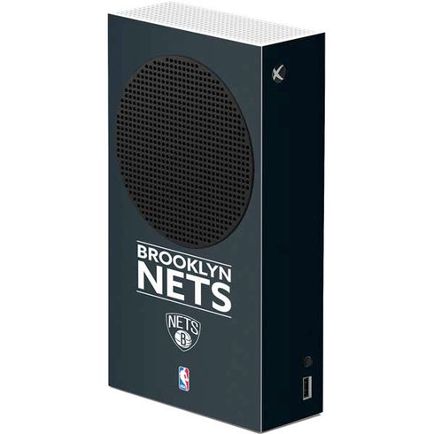 NBA Brooklyn Nets Standard - Black Xbox Series S Console Skin