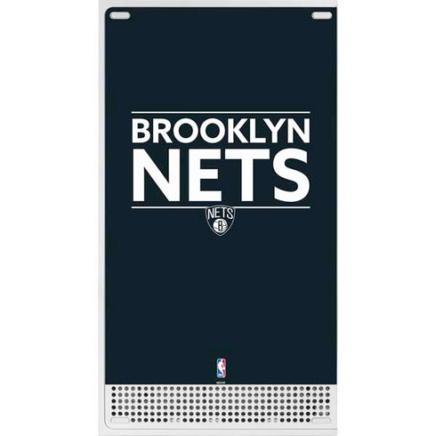 NBA Brooklyn Nets Standard - Black Xbox Series S Console Skin