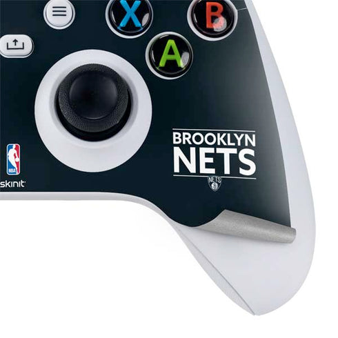 NBA Brooklyn Nets Standard - Black Xbox Series S Controller Skin