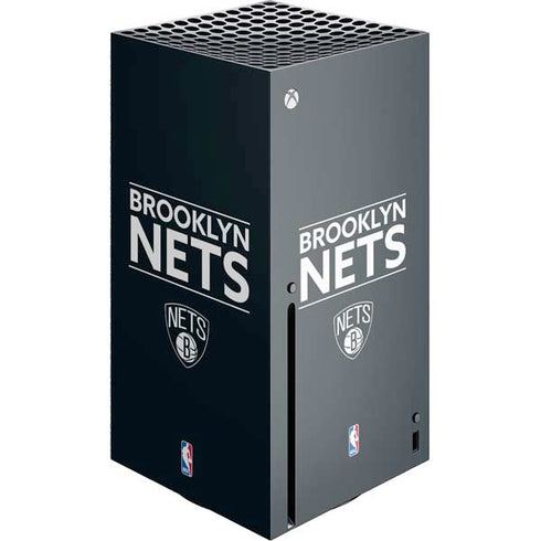 NBA Brooklyn Nets Standard - Black Xbox Series X Console Skin