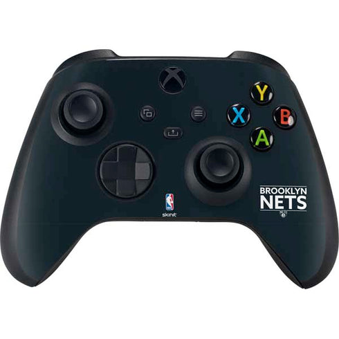 NBA Brooklyn Nets Standard - Black Xbox Series X Controller Skin