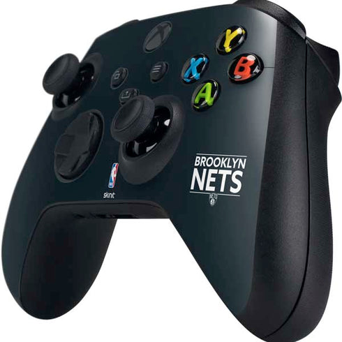 NBA Brooklyn Nets Standard - Black Xbox Series X Controller Skin