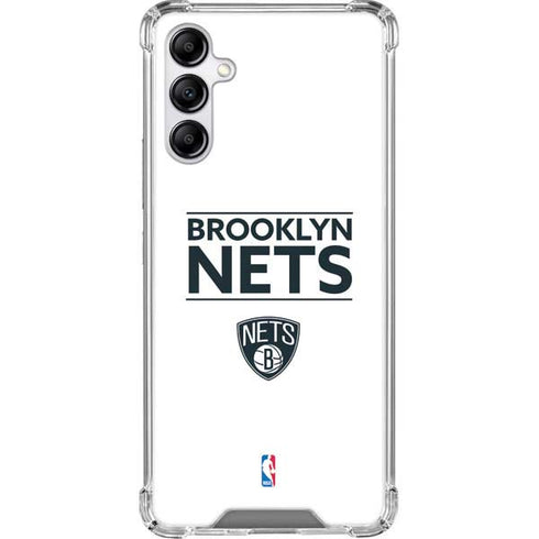NBA Brooklyn Nets Standard - White Galaxy A14 5G Clear Case