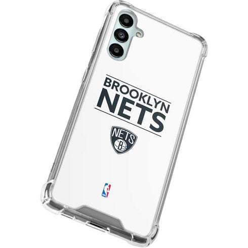 NBA Brooklyn Nets Standard - White Galaxy A14 5G Clear Case