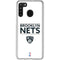 NBA Brooklyn Nets Standard - White Galaxy A21 Clear Case