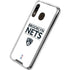 NBA Brooklyn Nets Standard - White Galaxy A30 Clear Case