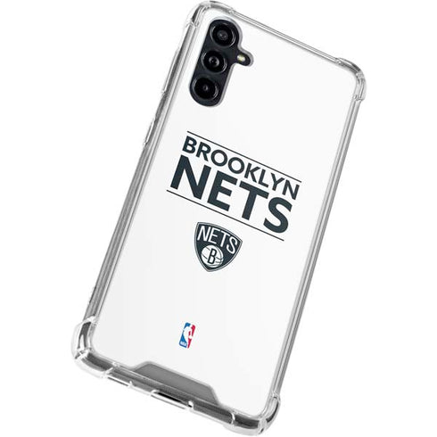 NBA Brooklyn Nets Standard - White Galaxy A54 5G Clear Case